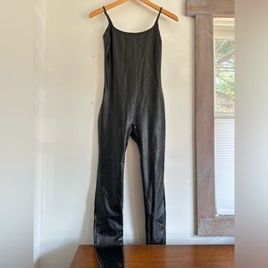 Commando Full length Vegan Leather Bodysuit